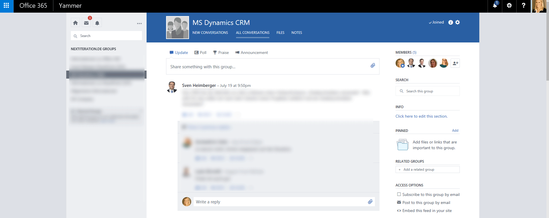 Yammer zum Wissensmanagement