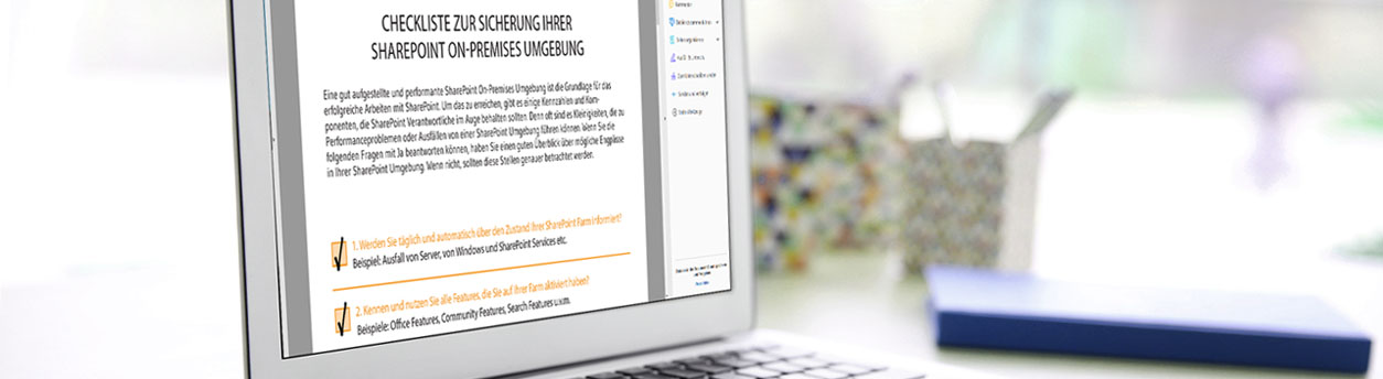 Checkliste zur Sicherung Ihrer SharePoint On-Premises Umgebung